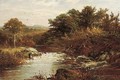 A figure fetching water from a river - William Joseph King