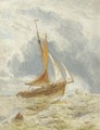 A fishing vessel at sea - William Joseph Caesar Julius Bond