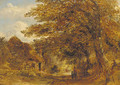 Figures on a woodland lane - William Joseph Caesar Julius Bond