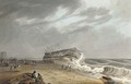 The Honourable [East India] Company's ship Thames on shore at Eastbourne, 1822 - William John Huggins