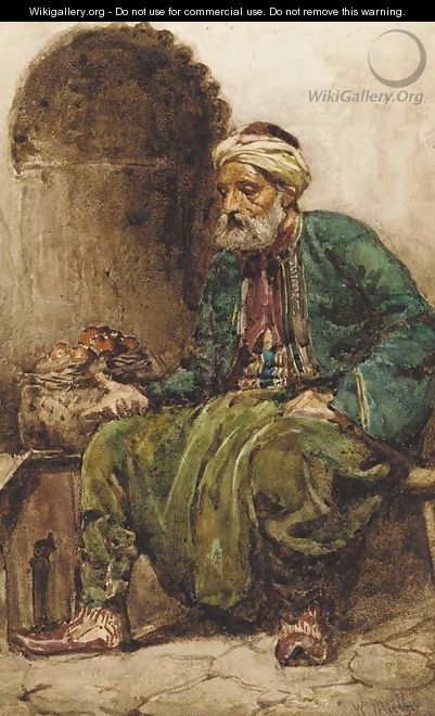 A Turkish street seller - William James Muller