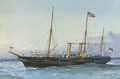 The Royal Yacht Osborne with the Prince of Wales aboard - William Frederick Mitchell
