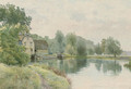 Houghton Mill on the River Ouse - William Fraser Garden