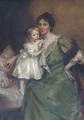 Portrait of a mother and daughter - William Findlay