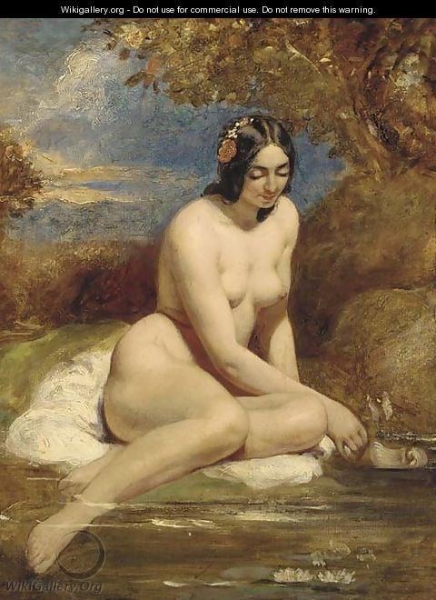 The bather 4 - William Etty