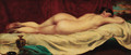 A reclining female nude - William Etty
