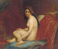 A female nude in an interior - William Etty