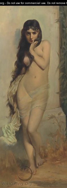 A nymph with a lace wrap - William H. Parkinson