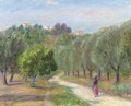 Road Near Cannes - William Glackens