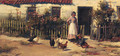 Outside the Cottage Door - William Gilbert Foster