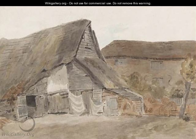 Cottages at St. Albans - William Henry Hunt
