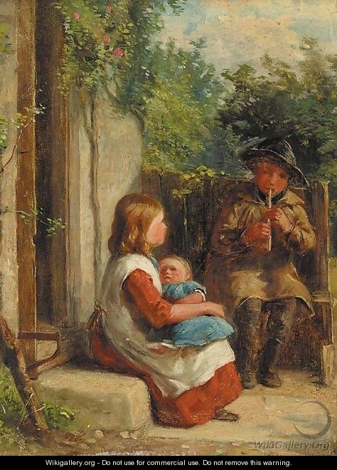 The young piper - William Hemsley
