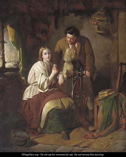 A cottage courtship - William Henry Midwood