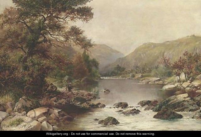 In the Llugwy Valley, above Bettws-y-Coed - William Henry Mander