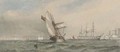 Scenes in the dockyard at Chatham - William Calcott Knell