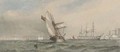 Scenes in the dockyard at Chatham - William Calcott Knell