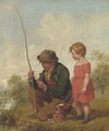 Baiting the hook - Valentin Walter Bromley