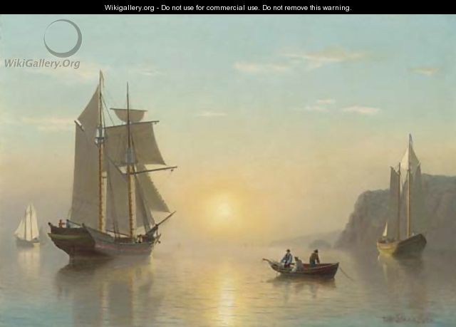 Sunset Calm in the Bay of Fundy 2 - William Bradford