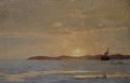 Coastal Sunset - William Bradford