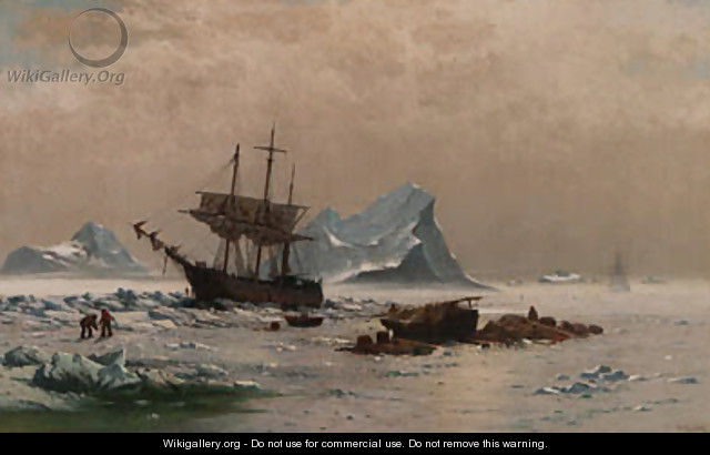 Among the Ice Floes - William Bradford