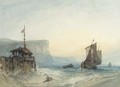 Dawn Shipping off Dover - William Callow