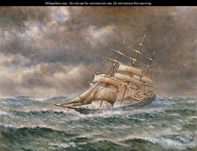 Ship in Stormy Seas - William Coulter