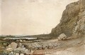 Shrimpers on a rocky coast - William Collingwood Smith