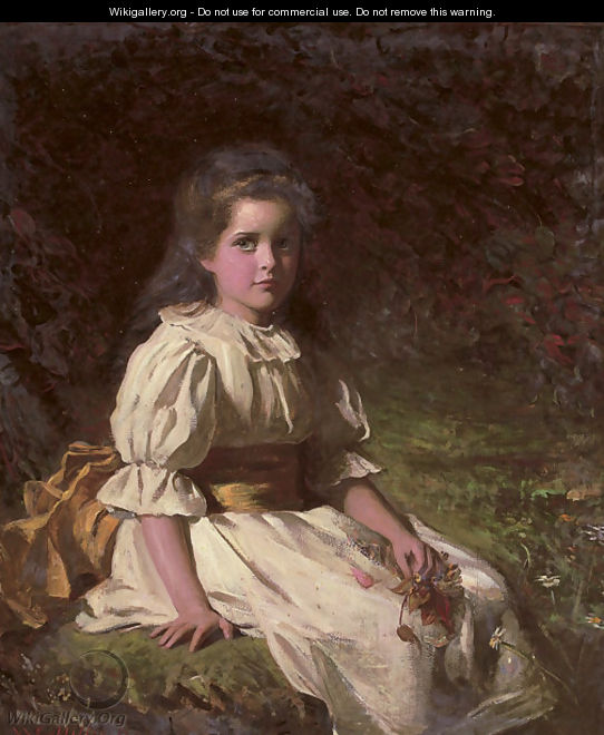 Portrait of Irene Beech (1887-1946), daughter of Colonel Rowland John Beech - William Miller