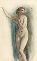 Study of a female nude - William Edward Frost