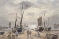 The Shoreham fishing fleet returning at the end of the day - William Edward Atkins