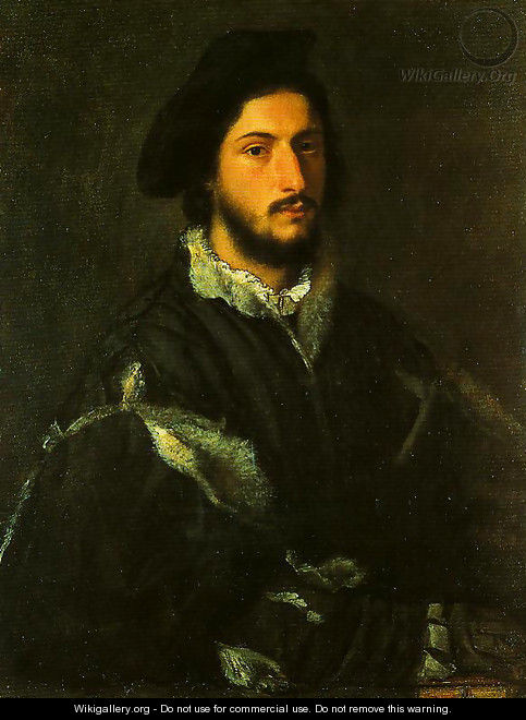 Portrait of a Gentleman (Tommaso Mosti) - Tiziano Vecellio (Titian)