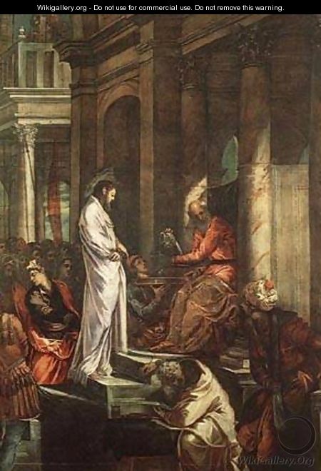 Christ Before Pilate 1566-67 - Jacopo Tintoretto (Robusti)