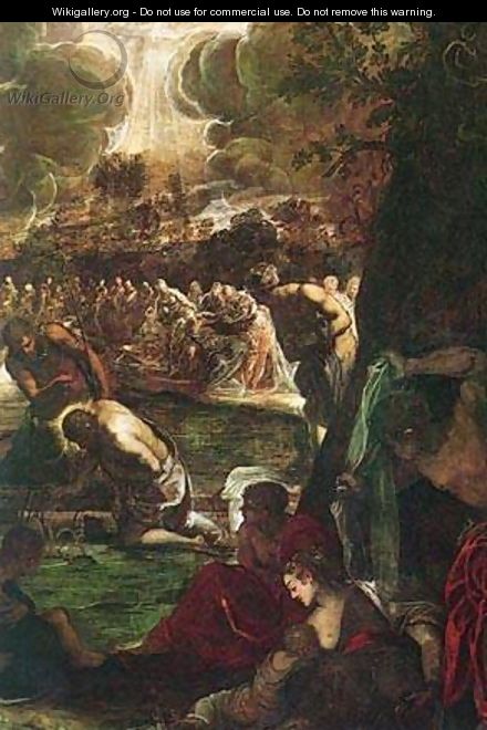Baptism Of Christ Detail 1579-81 - Jacopo Tintoretto (Robusti)