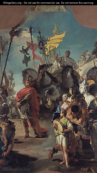 The Triumph of Marius 1729 - Giovanni Battista Tiepolo