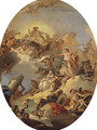 The Apotheosis of the Spanish Monarchy sketch for a ceiling painting - Giovanni Battista Tiepolo