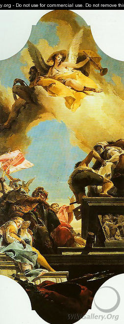 Erection of a Statue to an Emperor - Giovanni Battista Tiepolo