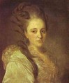 Portrait Of V A Obreskova 1777 - Fedor Rokotov