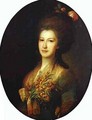 Portrait Of Countess Elizaveta Santi 1785 - Fedor Rokotov