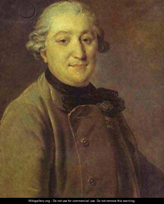 Portrait Of Count I G Orlov 1762-65 - Fedor Rokotov