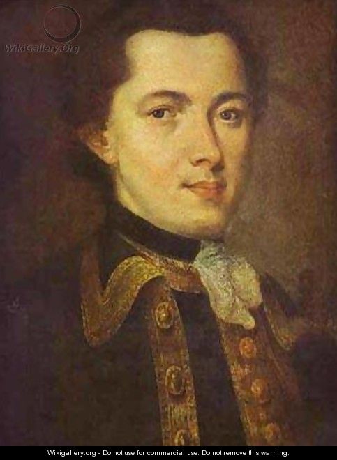 Portrait Of An Unknown Man 1757 - Fedor Rokotov