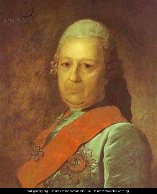 Portrait Of A M Obreskov 1777 - Fedor Rokotov