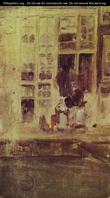 The Grey House 1889 - James Abbott McNeill Whistler