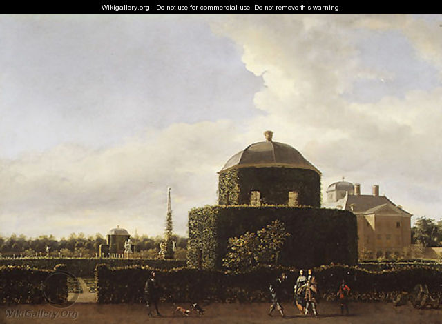 The Huis ten Bosch Seen from the Side - Jan Van Der Heyden