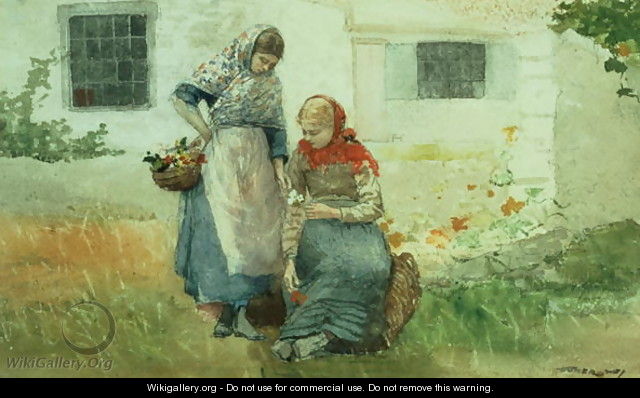 Picking Flowers 1881 - Winslow Homer