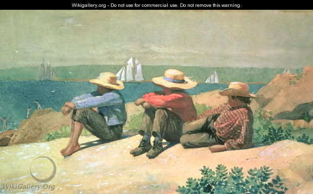 On the Beach 1875 - Winslow Homer
