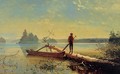 An Adirondack Lake 1870 - Winslow Homer