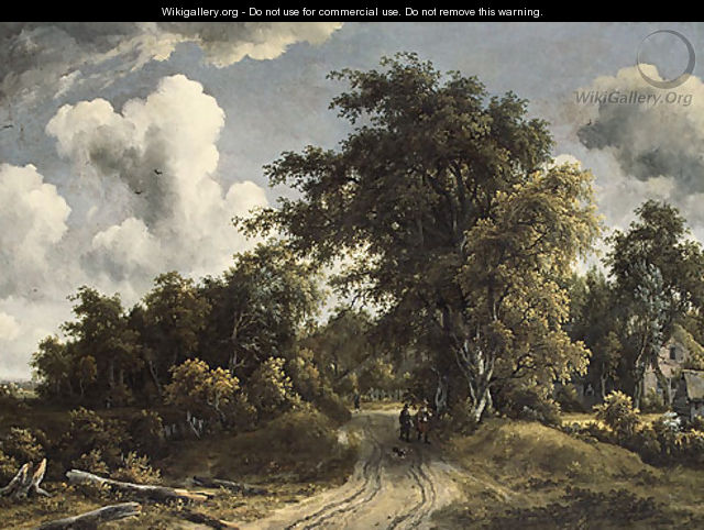 Woodland Road probably ca 1670 - Meindert Hobbema