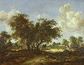Wooded Landscape with Cottages 1665 - Meindert Hobbema