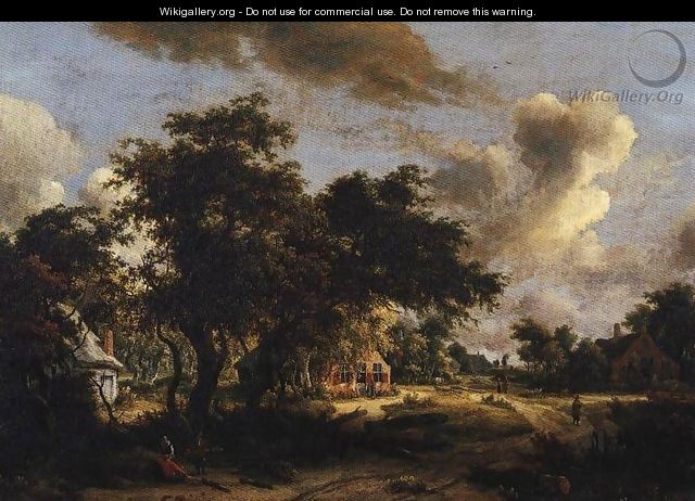Village Among Trees 1665 - Meindert Hobbema