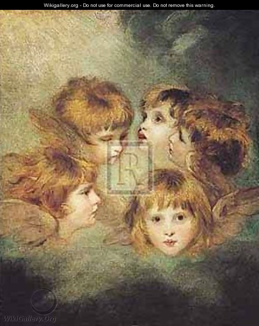 Childs portrait in Different Views - Sir Joshua Reynolds